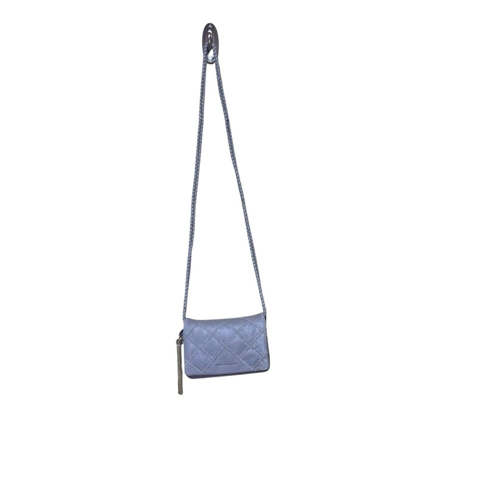 Aimee Kestenberg Pebble Leather Crossbody Grat Gold Snap Flap Zip